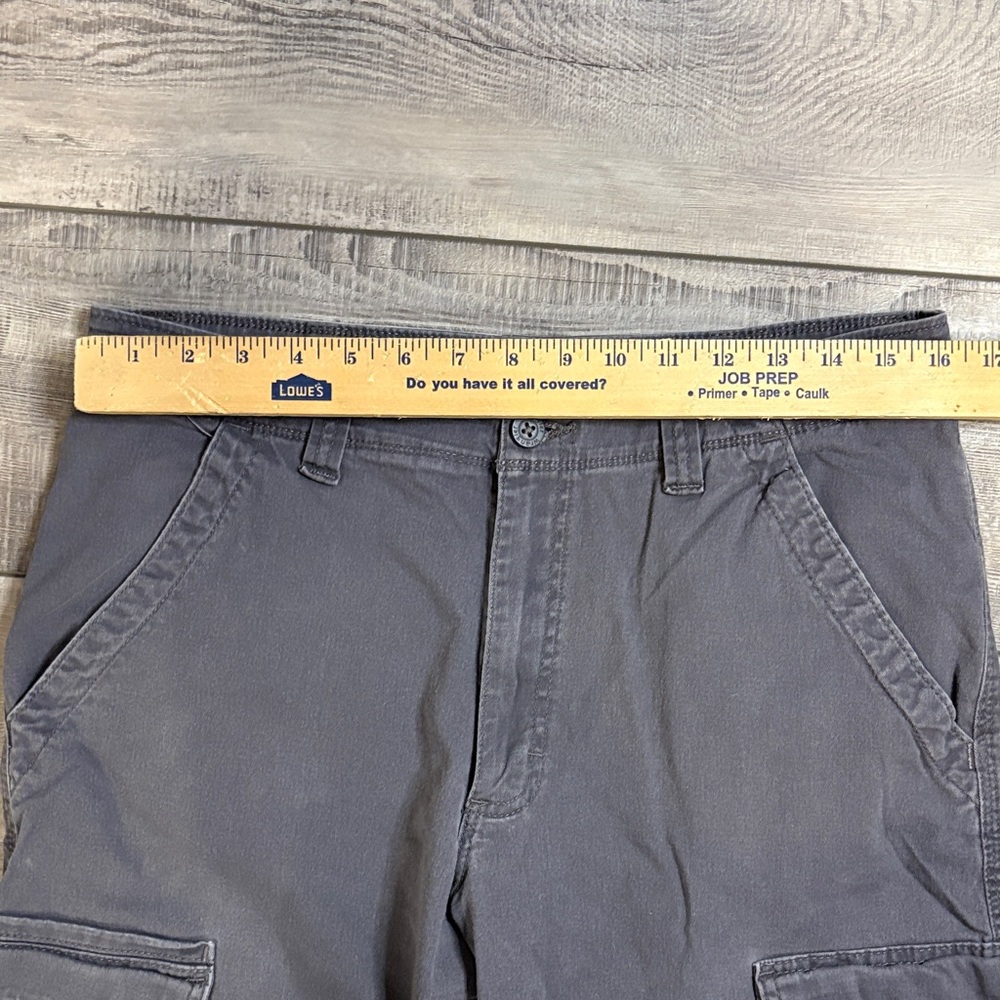 Wrangler Gray Relaxed Fit Cargo Utility Pants GUC 32x30 *see details - Picture 5 of 6